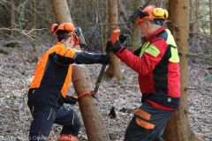 Kettensägen-Lehrgang Feuerwehr Günzburg am 19.02.2022 8