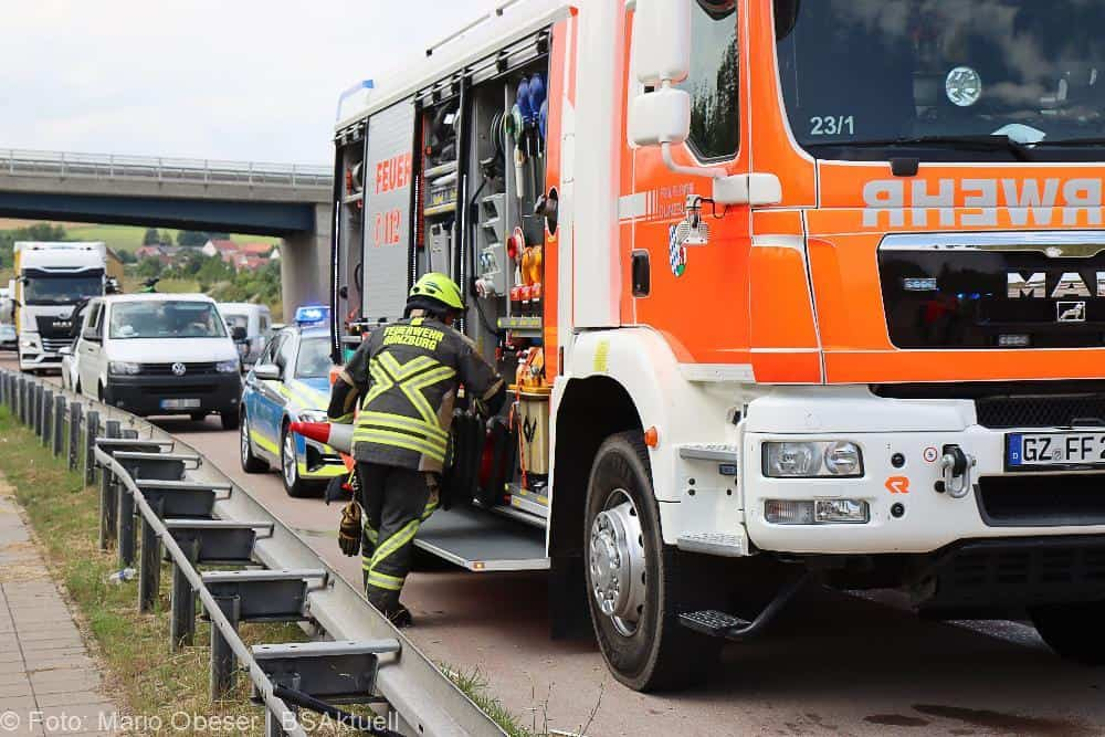 Unfall A8 Unterknöringen 29062022