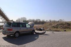 Unfall Motorrad Pkw Lauingen Weisingen 27032022 4