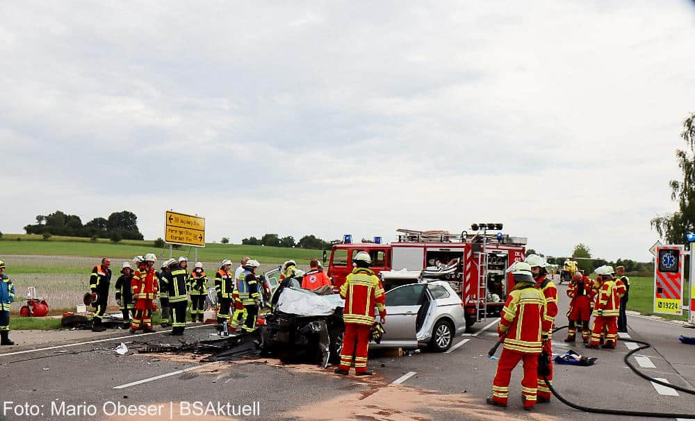 Unfall Ziemetshausen B300 06092022