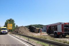 Muldenkipper kippt Gundremmingen 04082022 20