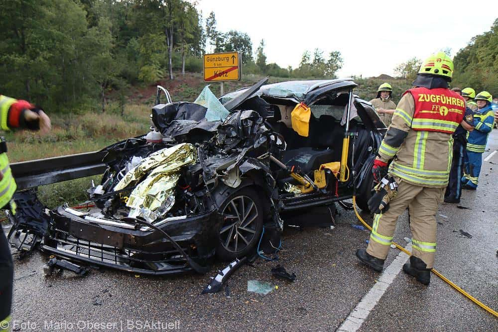 Unfall B16 Kleinkötz Munasenke 14092022