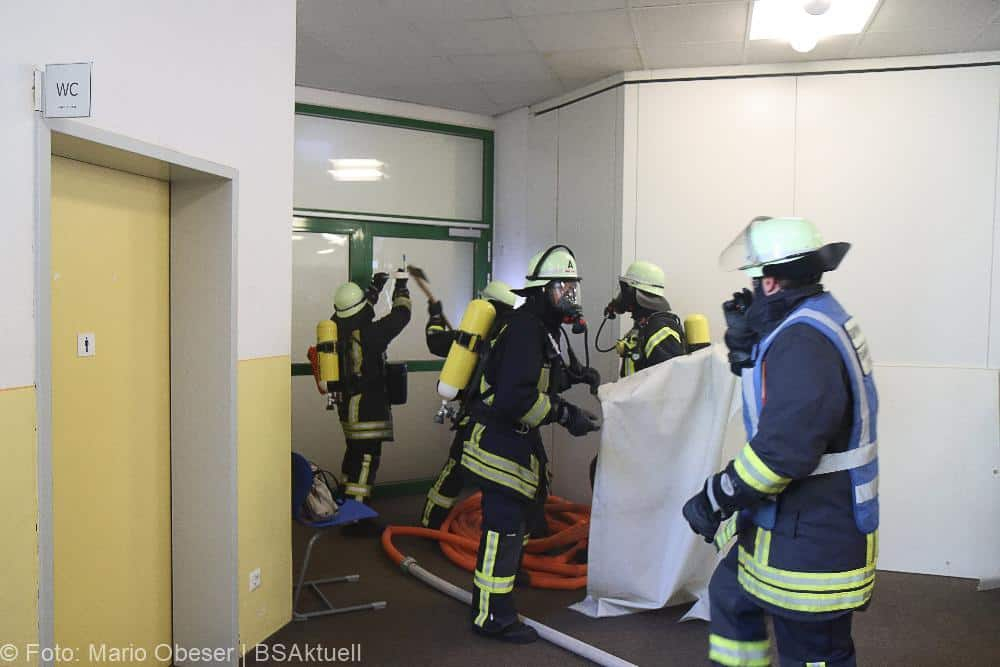 Thannhausen Alarmübung Schule