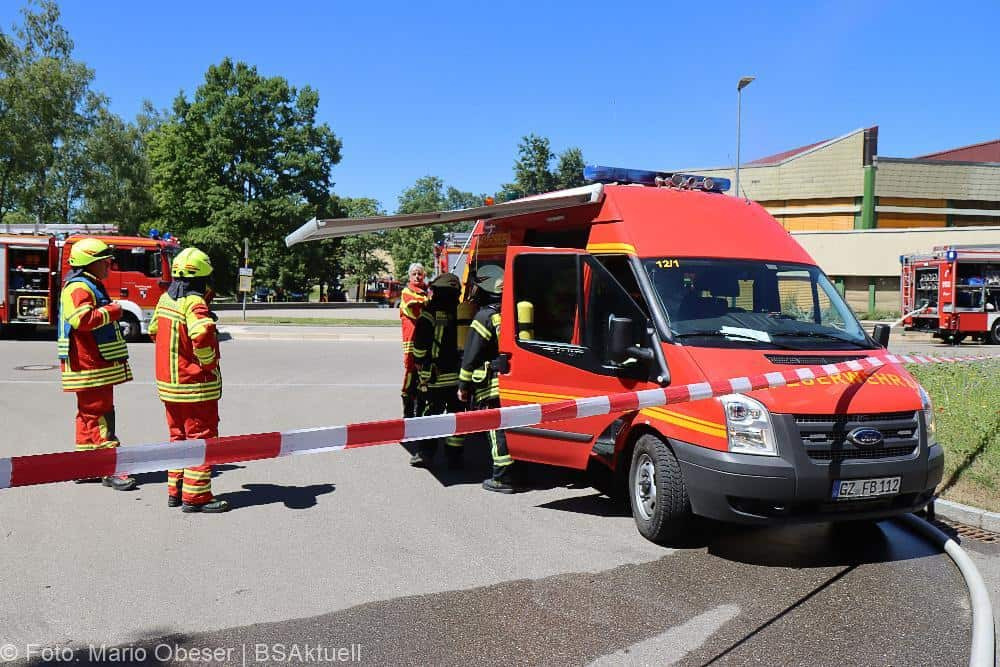 Thannhausen Alarmübung Schule