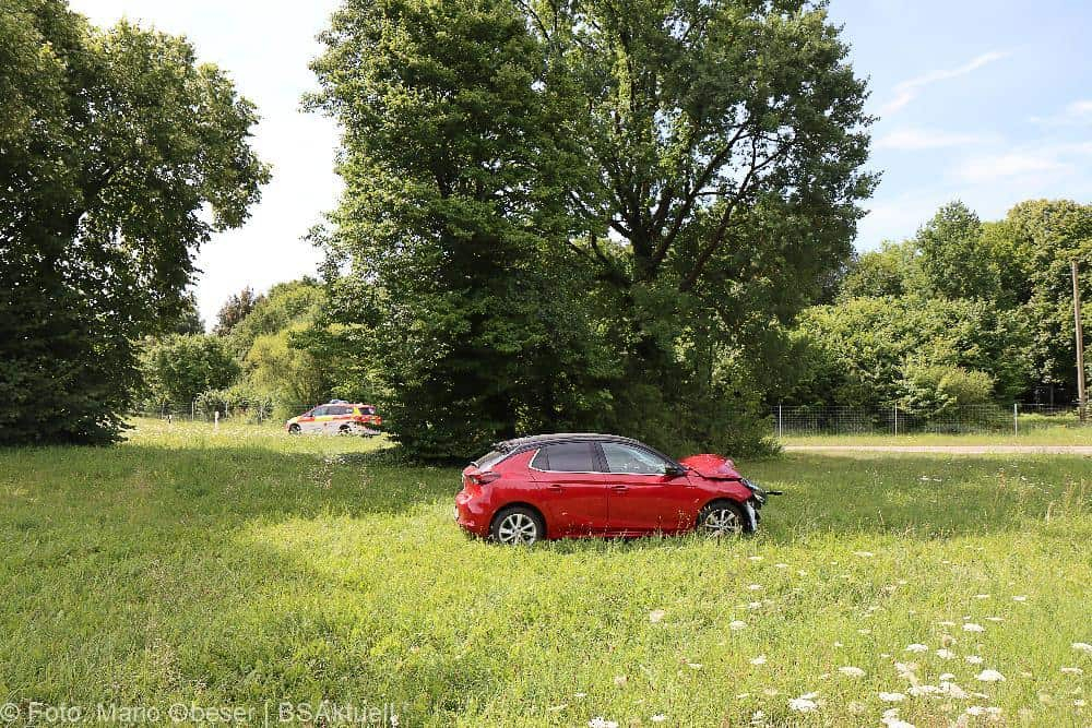 Unfall A8 AS Leipheim Ausfahrt 09072022