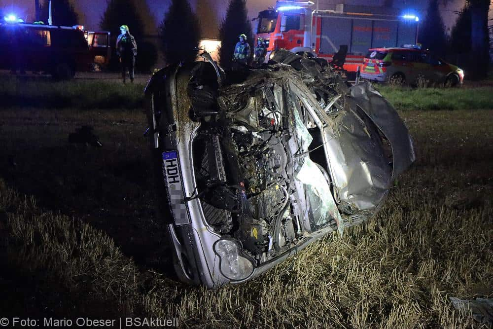 Unfall Günzburg Überschlag 20082022