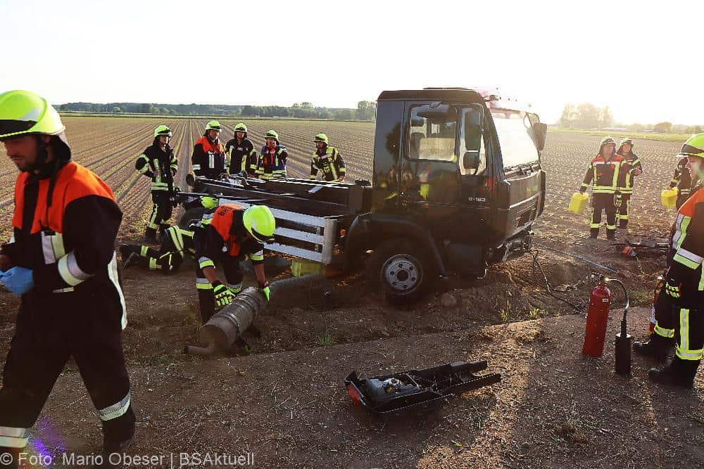 Unfall Kleinlaster Großkötz Bubesheim 15062022