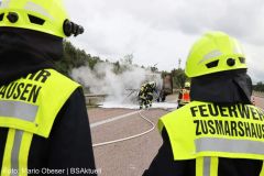 Fahrzeugbrand A8 Zusmarshausen Burgau 29092022 2