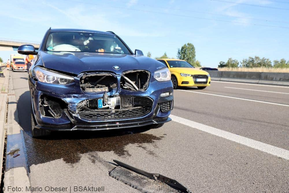 Unfall A8 Leipheim - Kreuz Elchingen 17072022