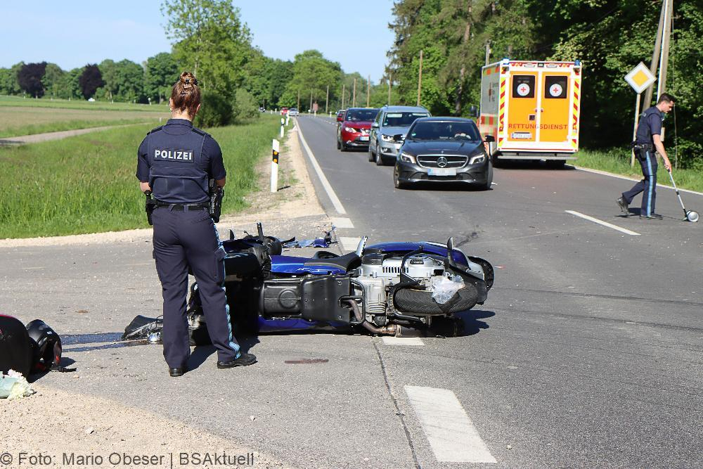 Unfall B16 Günzburg-Gundelfingen 15052022