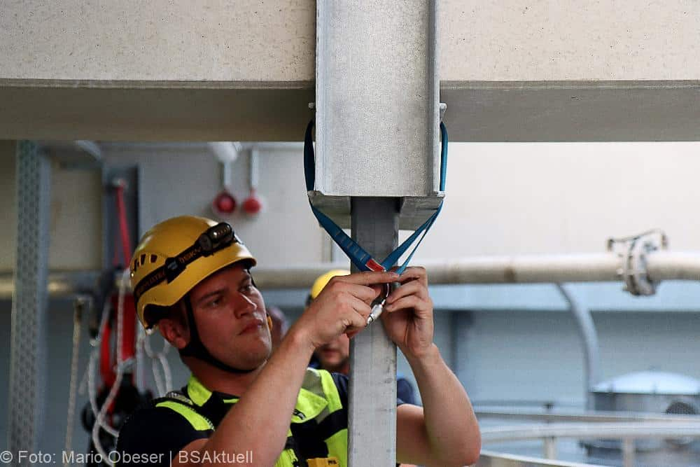 Leipheim Übung Rettung Silo 19072022
