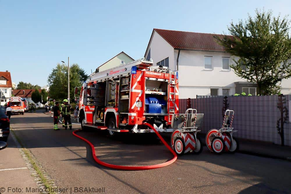 Waschmaschine Brand Keller Günzburg 24072022