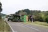 Unfall Autenried-Biberberg - Traktor-Anhaenger Mais umgekippt 08102021 2
