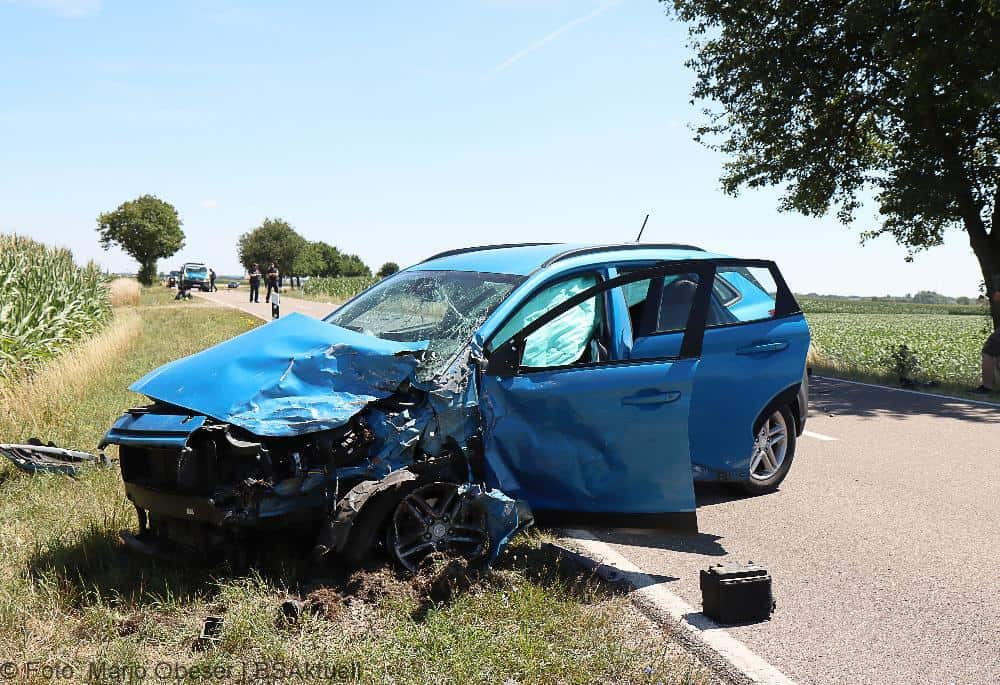Unfall DLG 4 Lauingen Zoeschlingsweiler 16072022 