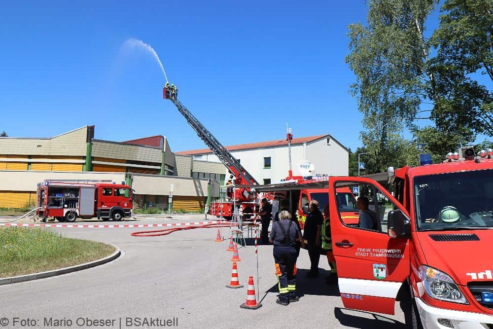 Thannhausen Alarmübung Schule