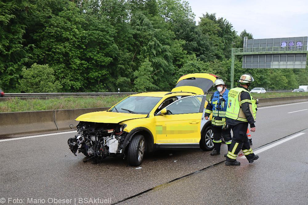Unfall A8 Leipheim Elchingen 23052022