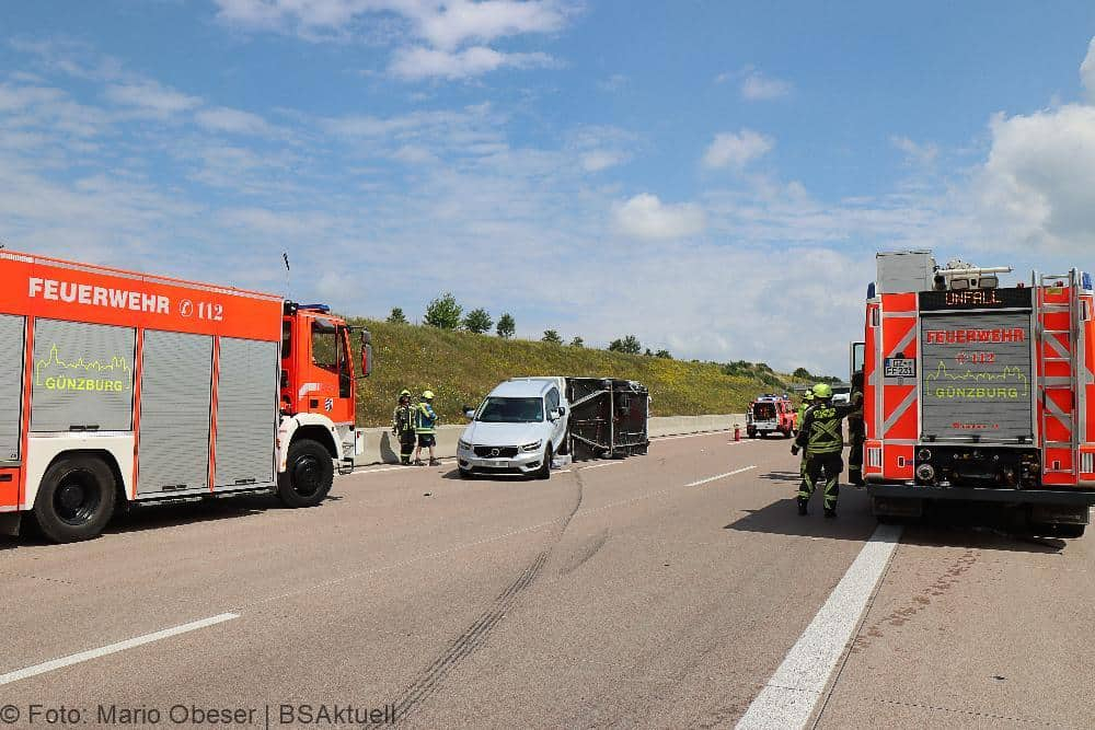 Unfall A8 Unterknöringen 29062022