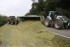 Unfall Autenried-Biberberg - Traktor-Anhaenger Mais umgekippt 08102021 9