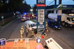 Unfall Ichenhausen Tankstelle 13102022 13