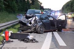 Unfall A7 RI Füssen Neu-Ulm Buchenwald 10062022 10