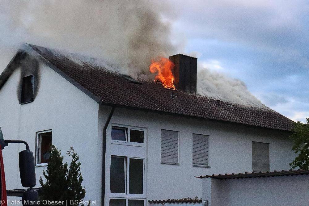 Brand Dachgeschosswohnung Offingen