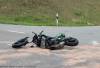 Unfall Motorrad und Pkw bei Burtenbach 24.08.2021