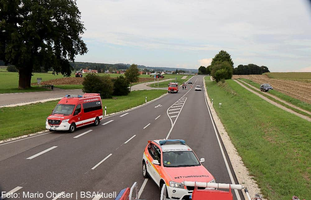 Unfall Ziemetshausen B300 06092022