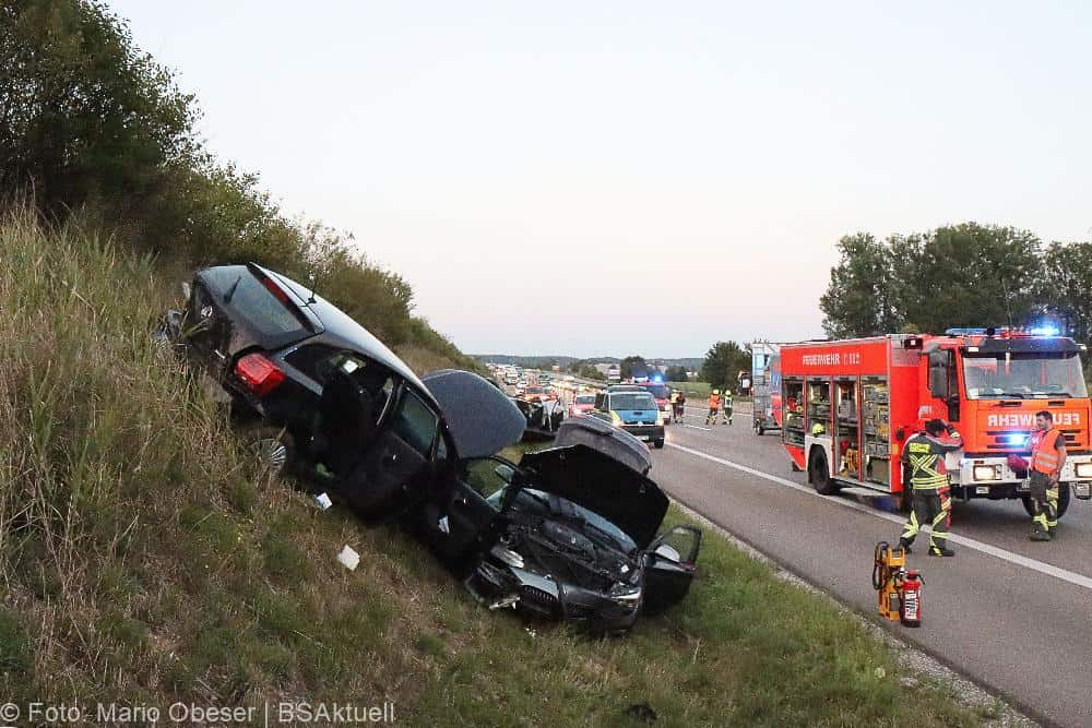 Unfall A8 bei Bubesheim 23082022