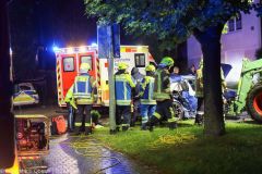 Unfall Wattenweiler Pkw Traktor 220624 17