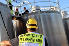 Leipheim Übung Rettung Silo 19072022 25