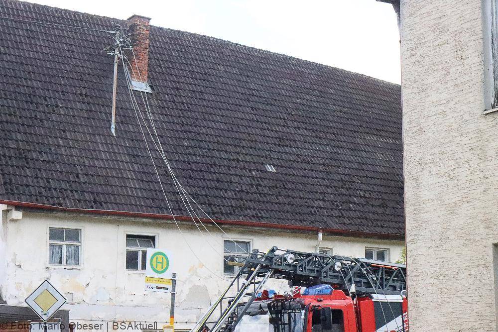 Brand eines Bauenhauses in Jettingen