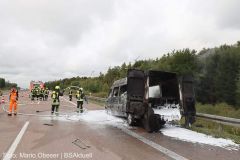 Fahrzeugbrand A8 Zusmarshausen Burgau 29092022 5