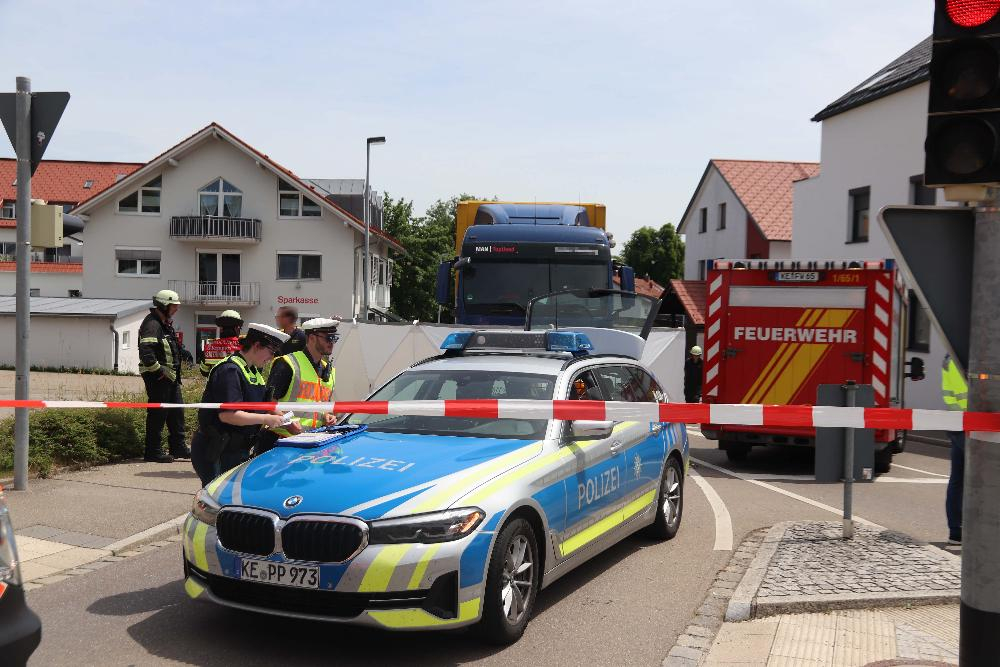 Frau überrollt Kempten