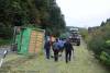 Unfall Autenried-Biberberg - Traktor-Anhaenger Mais umgekippt 08102021 8