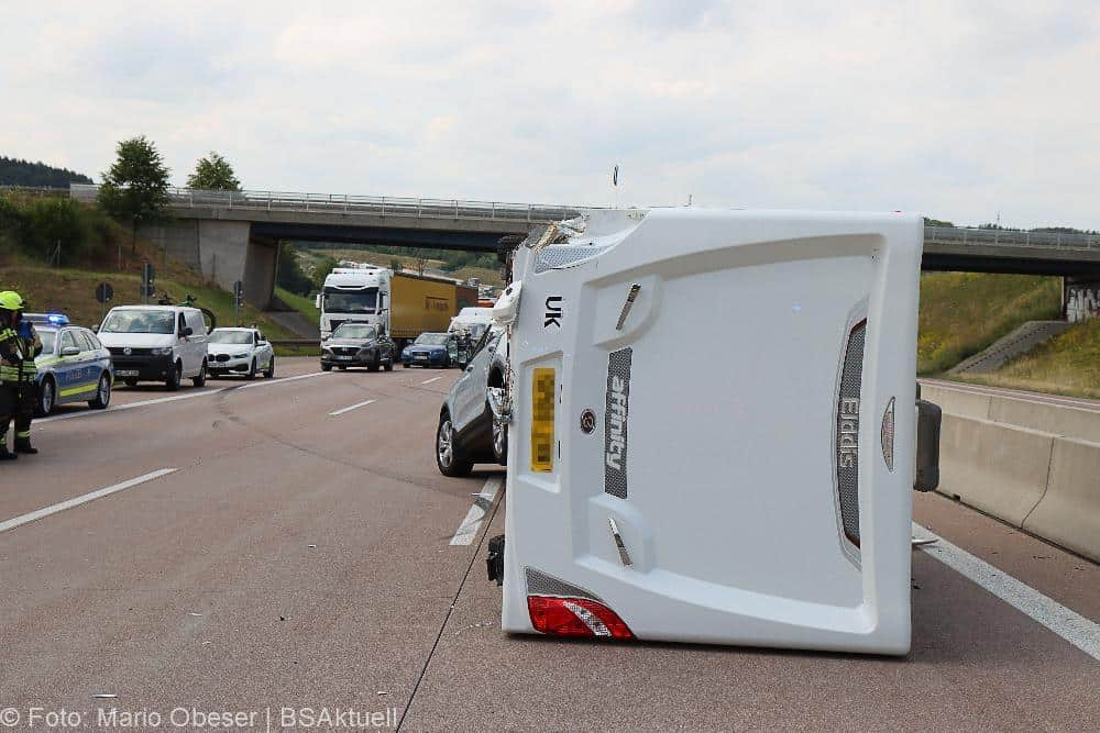 Unfall A8 Unterknöringen 29062022