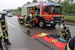 Unfall A8 Leipheim Elchingen 23052022 16