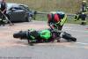 Unfall Motorrad und Pkw bei Burtenbach 24.08.2021