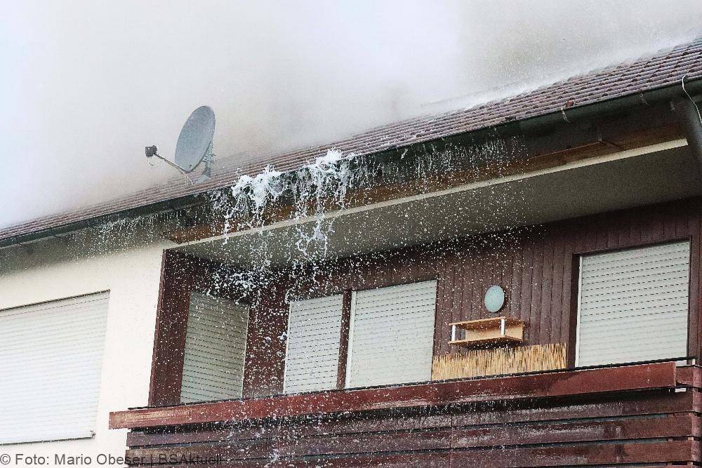 Brand Dachgeschosswohnung Offingen