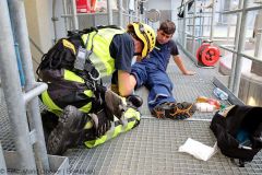Leipheim Übung Rettung Silo 19072022 29