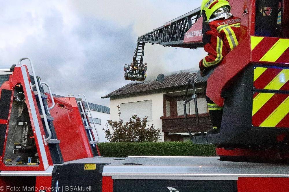 Brand Dachgeschosswohnung Offingen