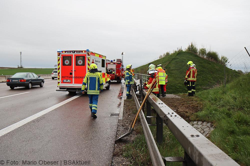 Unfall A8 Burgau - Günzburg