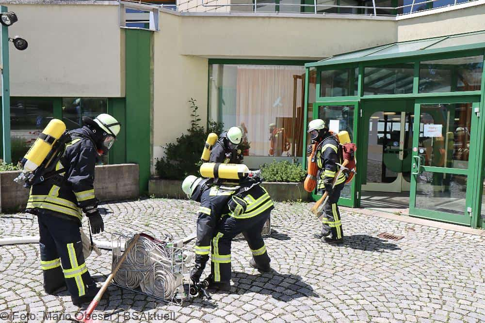 Thannhausen Alarmübung Schule