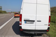 Unfall A8 Motorrad Transporter 09052022 15