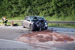 Unfall A7 RI Füssen Neu-Ulm Buchenwald 10062022 13