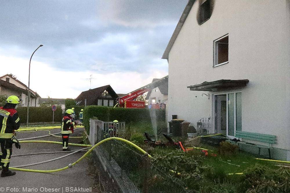 Brand Dachgeschosswohnung Offingen