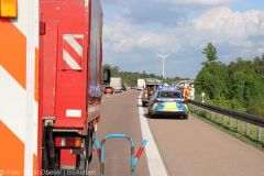 Unfall A8 Lkw Pkws Jettingen-Scheppach 13052022 6