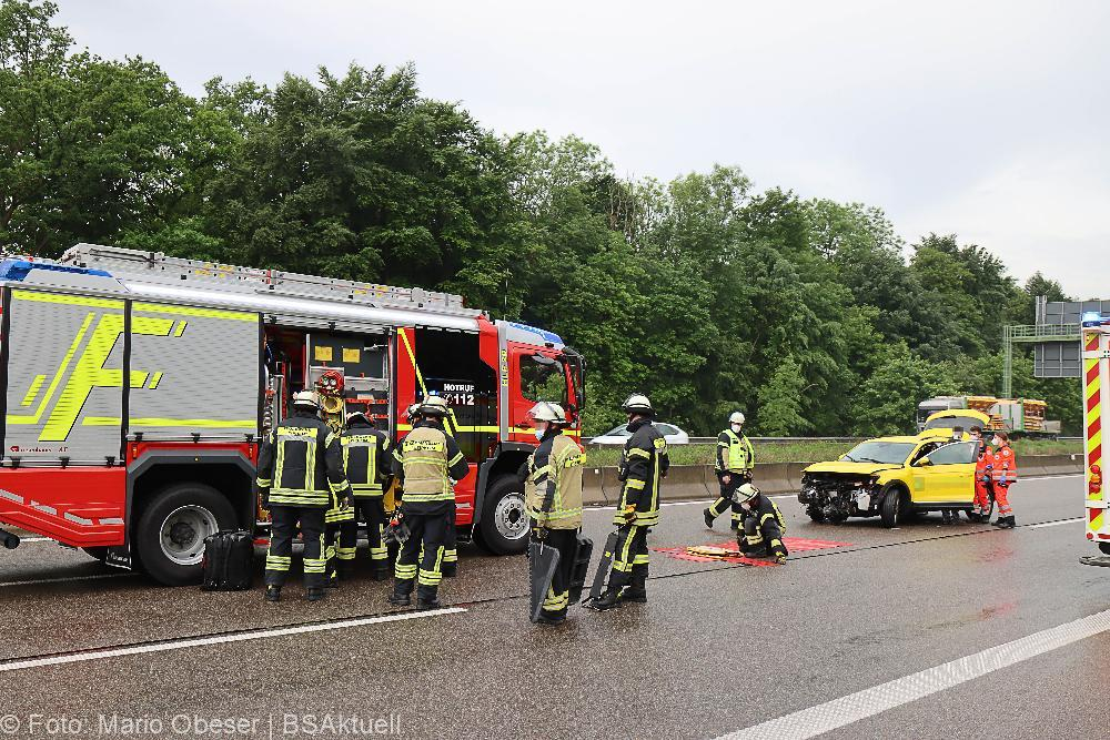 Unfall A8 Leipheim Elchingen 23052022