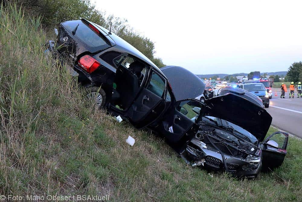 Unfall A8 bei Bubesheim 23082022