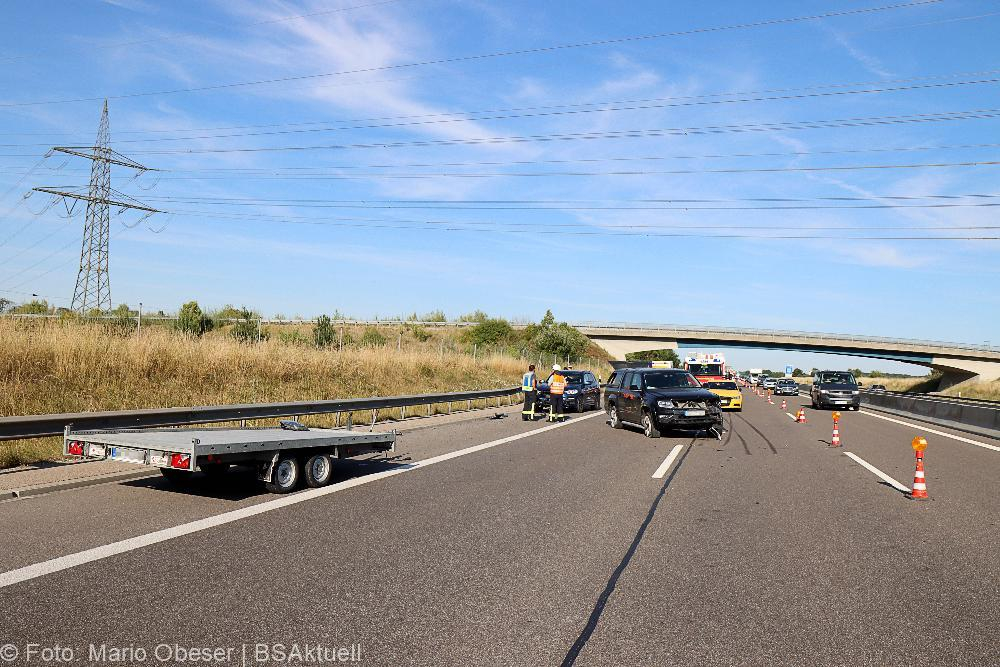 Unfall A8 Leipheim - Kreuz Elchingen 17072022