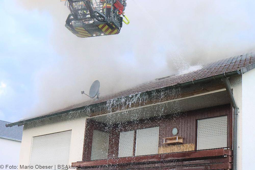 Brand Dachgeschosswohnung Offingen
